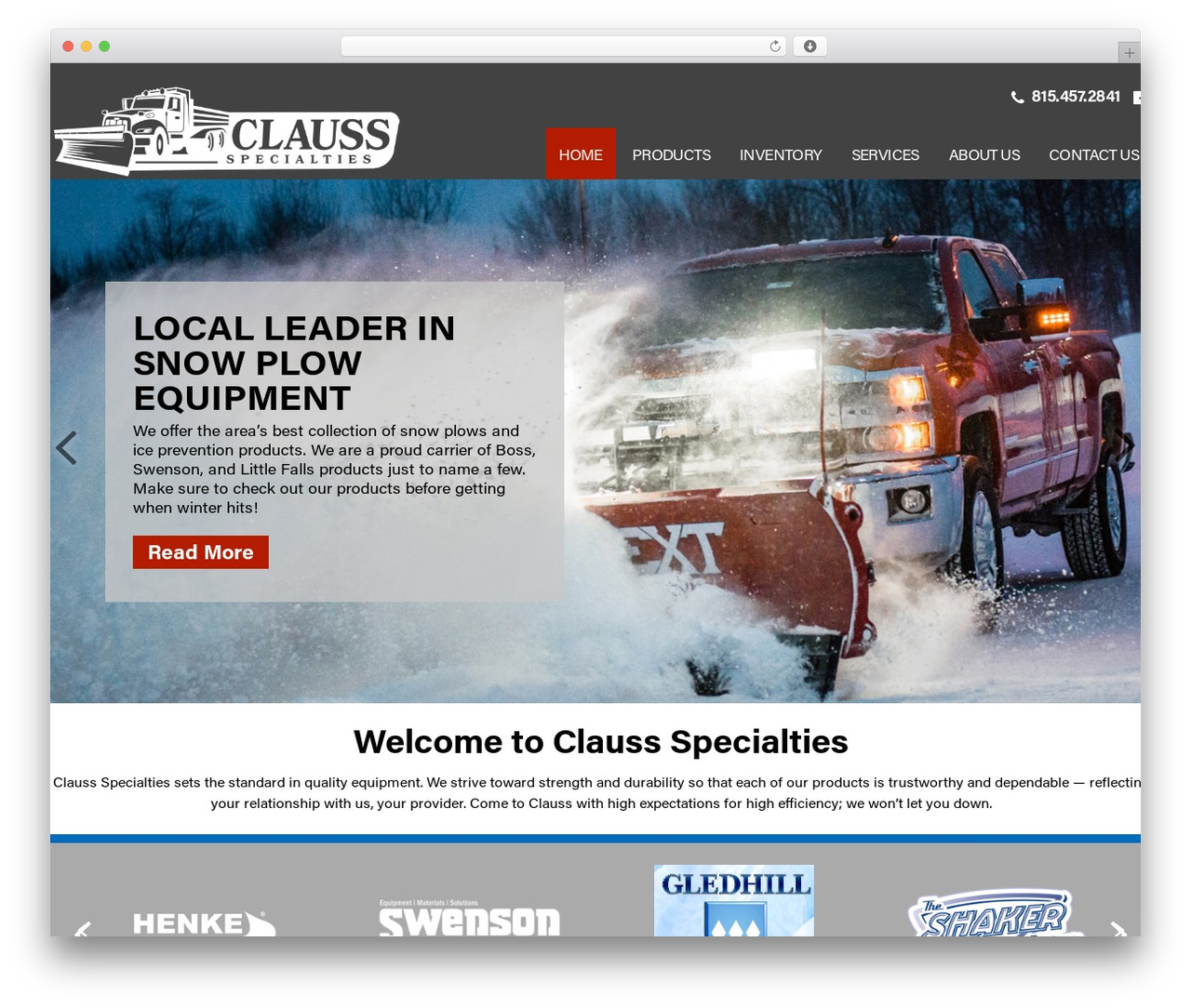 WP theme Interstellar - claussspecialties.com