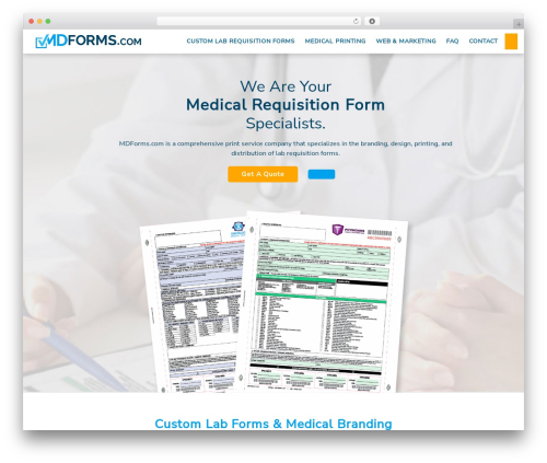 bc-theme WordPress theme design - mdforms.com