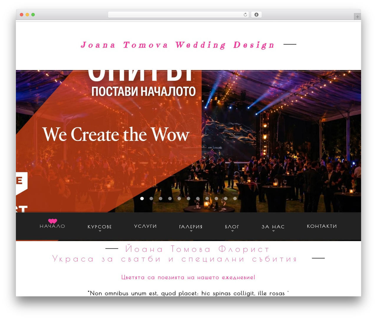 cherry theme WordPress - joanatomova.com