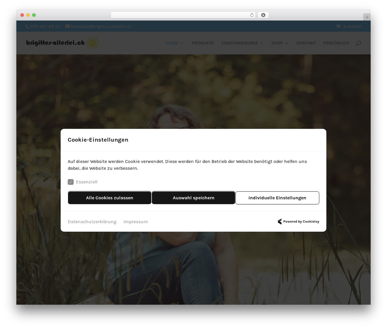 Divi theme WordPress - brigittes-allerlei.ch