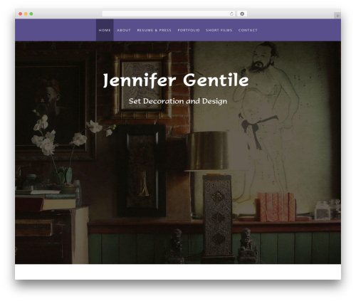 Dry WP theme WordPress - jennifergentile.com