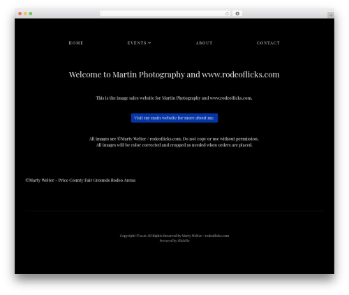 Flatbase WordPress theme - rodeoflicks.com