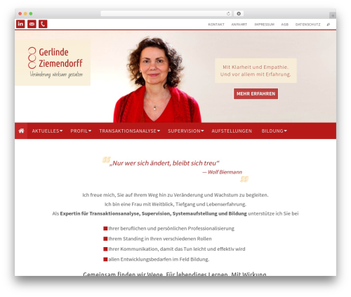 Nirvana WordPress theme - ziemendorff.de