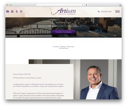 Pss Framework v2 WordPress theme - artisan-plasticsurgery.com