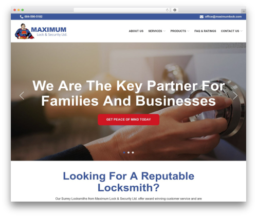 Reach Local WordPress theme - maximumlock.com