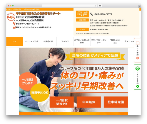 Selfull WordPress theme - ichinowari-seikotsu.com