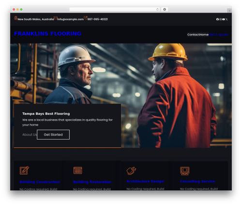 Theme WordPress Constructo Build - smoothsailingwebdesign.com