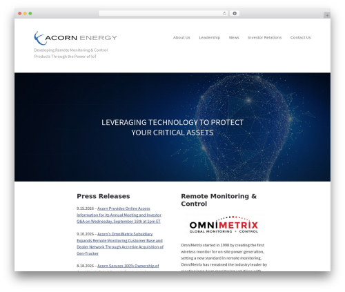 Theme WordPress Editor Blocks - acornenergy.com