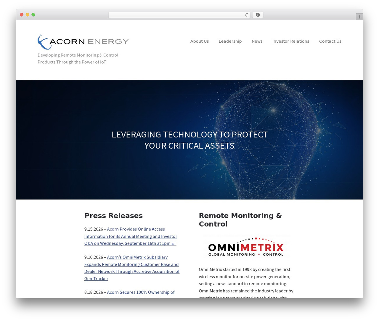 Theme WordPress Editor Blocks - acornenergy.com