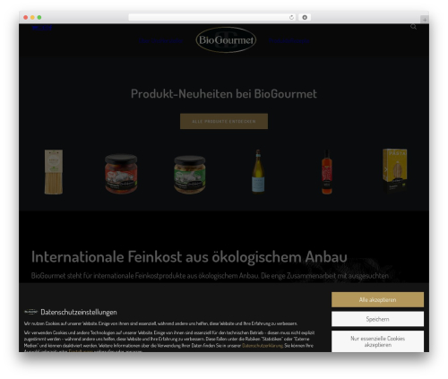 Uncode theme WordPress - bio-gourmet.com