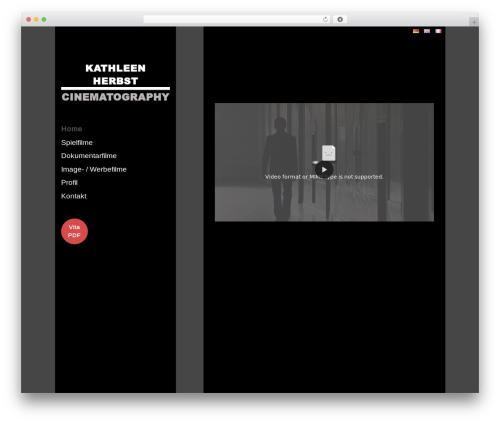 Video theme WordPress - kathleenherbst.com
