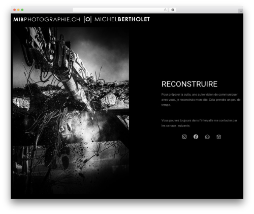 WordPress theme Ashade - mibphotographie.ch