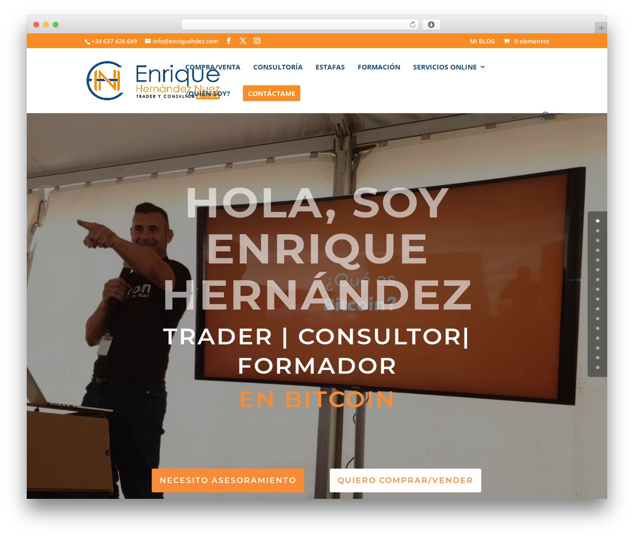 WordPress theme Divi - enriquehdez.com