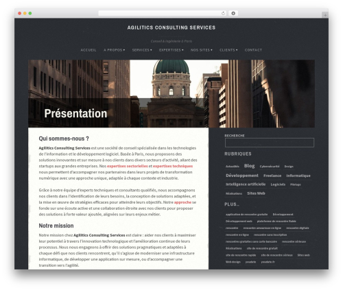 WordPress theme Path - agilitics.co