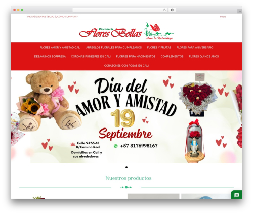 Beaver Builder Theme WordPress theme - floresbellasfloristeria.com