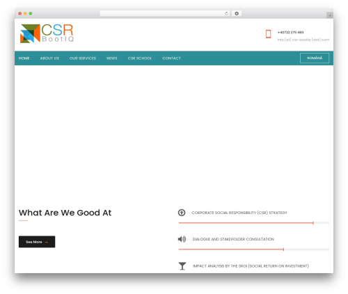 Beirut WordPress theme - csr-bootiq.com
