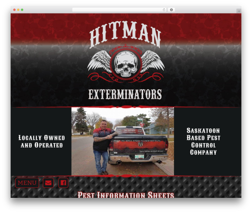 Blacksun WordPress theme - hitmanexterminators.com