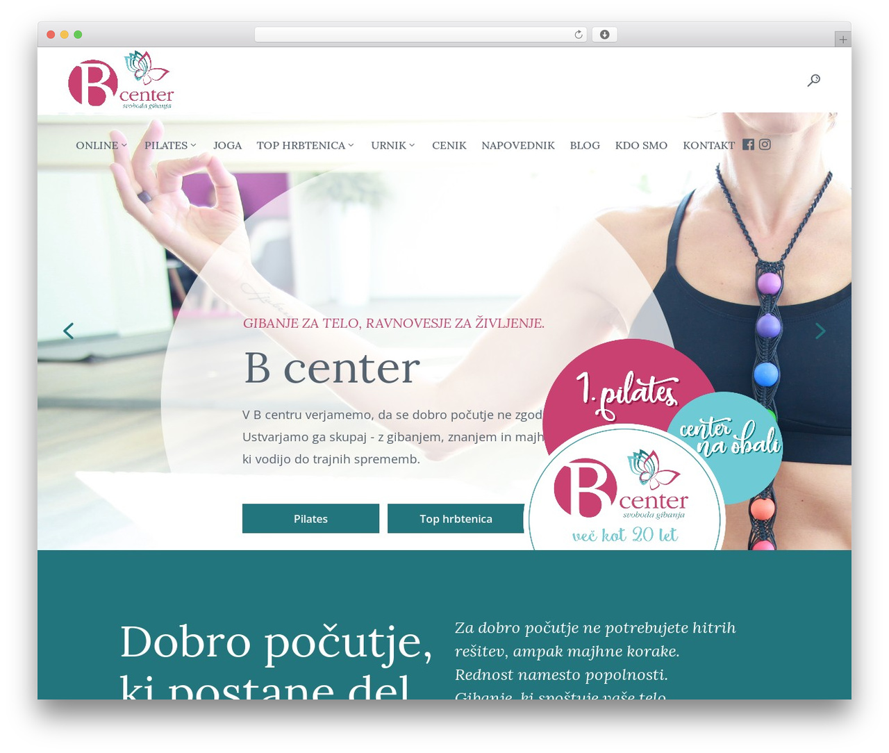 Bridge WordPress theme - bcenter.si