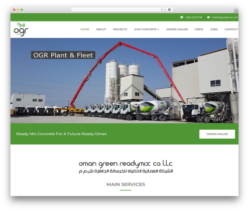 Construct premium WordPress theme - ogreadymix.com