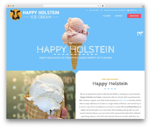 Enter.Net Base Theme top WordPress theme - happyholsteinicecream.com