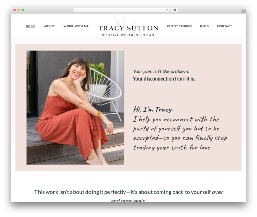 Genesis WordPress theme - tracysutton.com