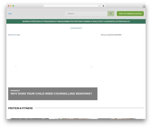 Health WordPress blog theme - ihealthytips.com