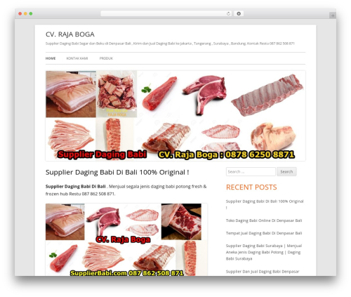 Tiny Framework free WordPress theme - jualbabi.com