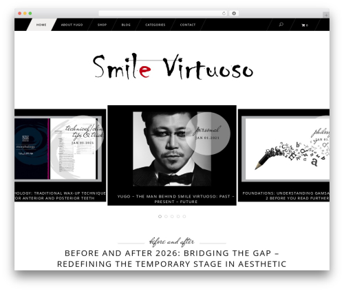 Tomas&Daisy WordPress theme - smilevirtuoso.com