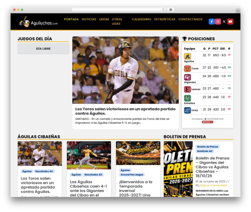 WordPress theme BootScore - aguiluchos.com