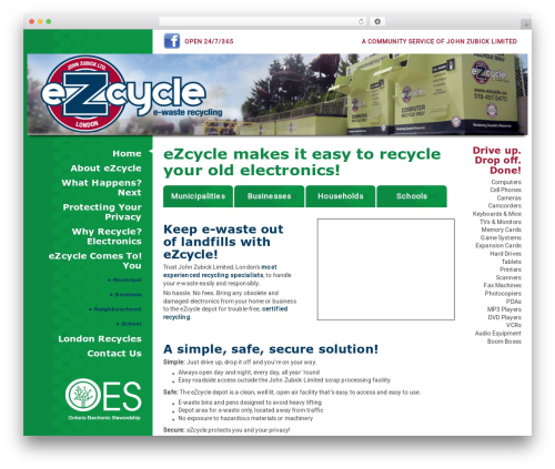 WP theme Visual Composer Starter - ezcycle.ca