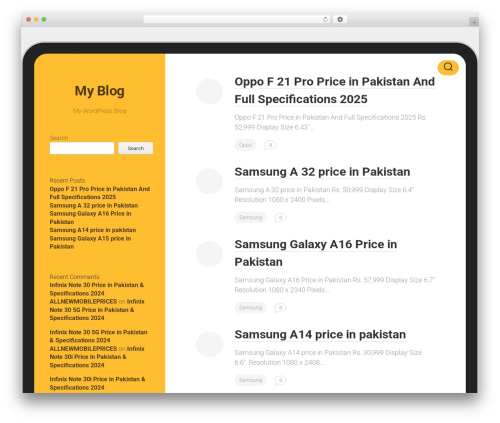 WP theme Screenplan - allnewmobileprices.com