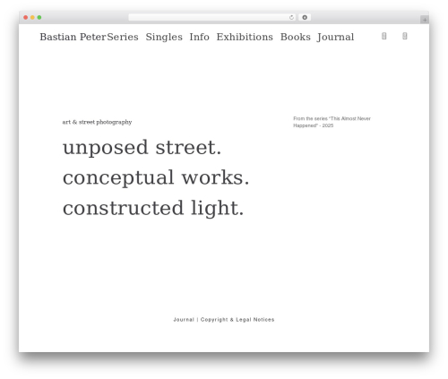 Bm builder WordPress plugin - bastianpeter.com