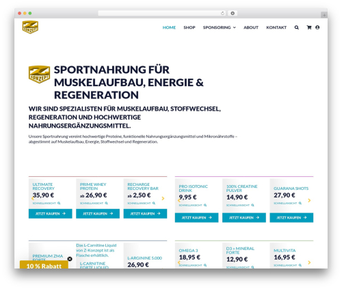 Avada WordPress theme - z-konzept-nutrition.de