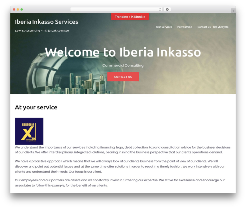 Bizworx theme WordPress - iberiainkasso.com