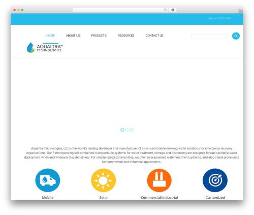 cherry theme WordPress - aqualtra.com