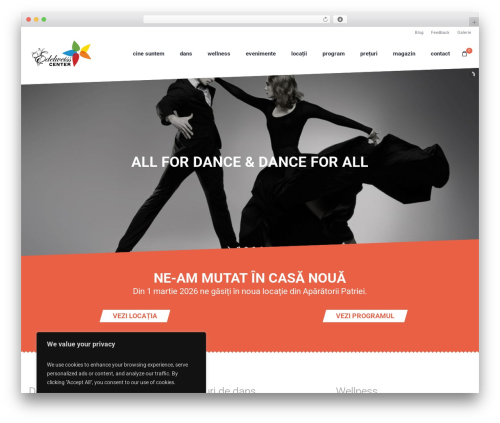 Dance Studio WordPress theme - edelweiss.dance