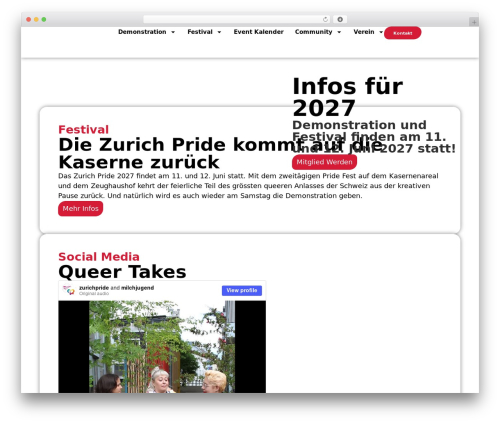 Hello Elementor free WordPress theme - pridefestival.ch