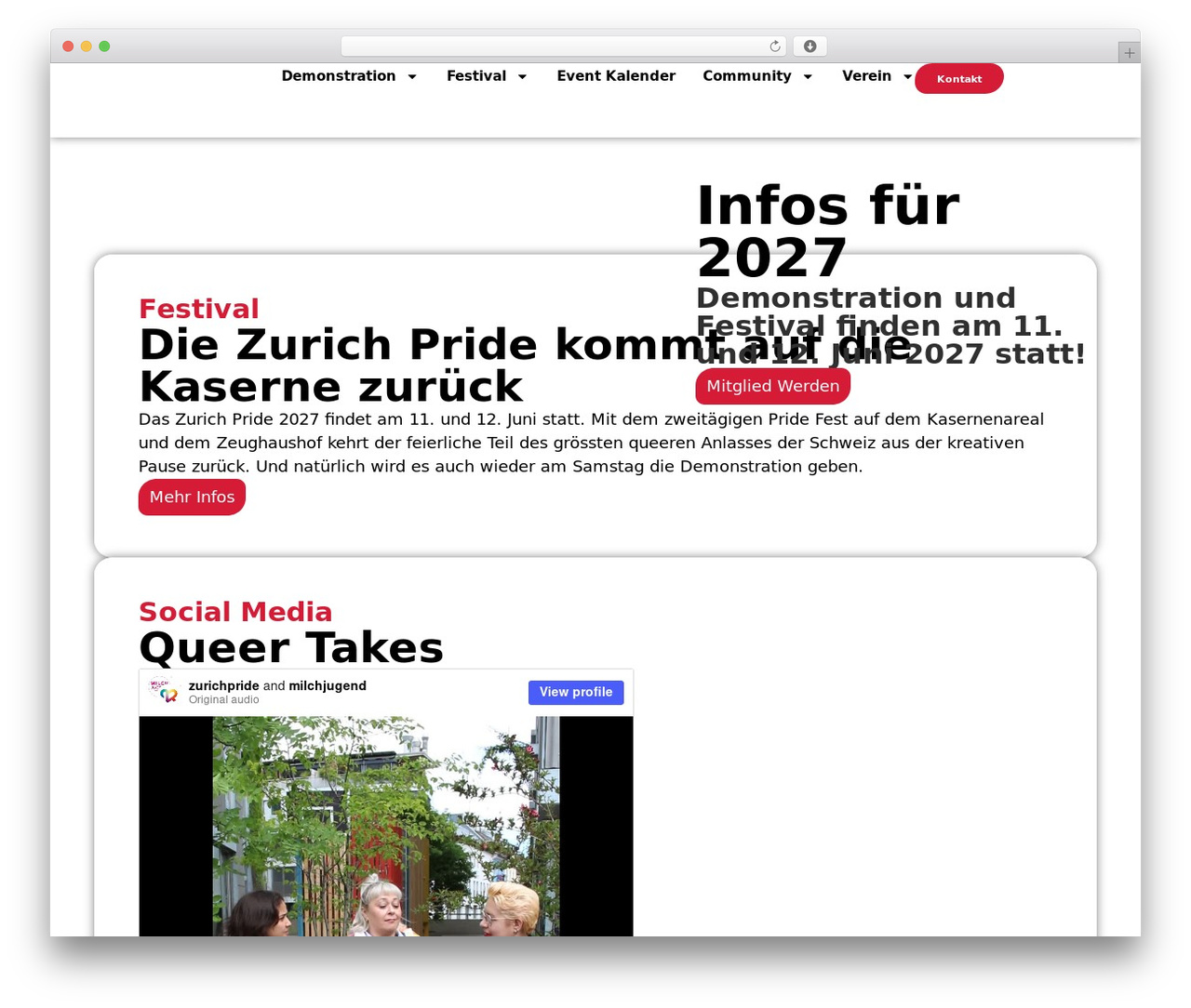 Zurich Pride Festival Theme free WordPress theme - pridefestival.ch Zurich Pride Festival Theme free WordPress theme - pridefestival.ch