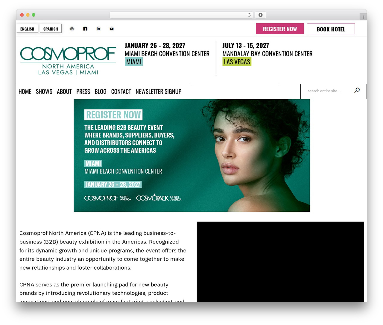 HTML5 Blank WordPress theme - cosmoprofnorthamerica.com