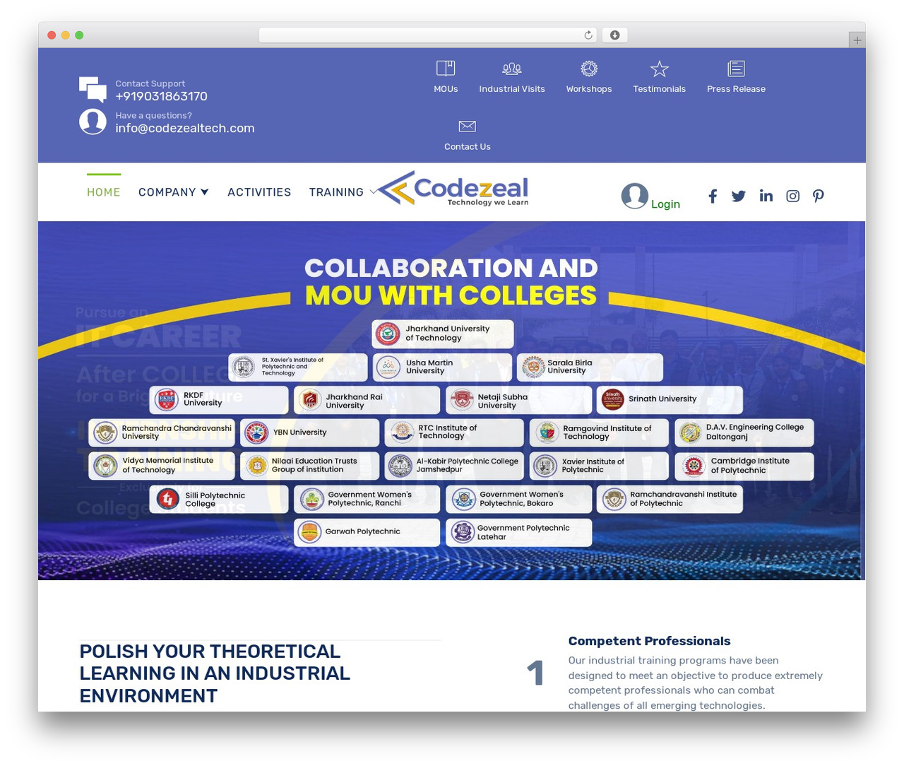 Nanosoft WordPress theme - codezealtech.com Nanosoft WordPress theme - codezealtech.com