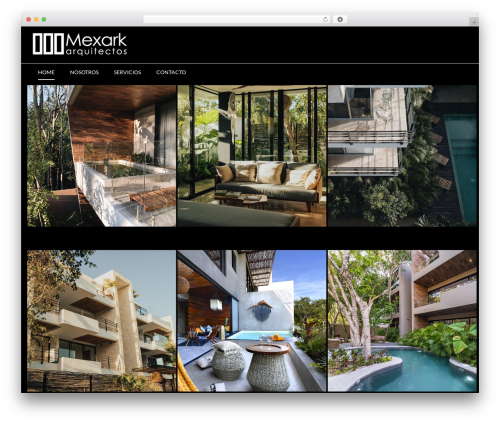 Rigel WordPress theme - www.mexark.mx