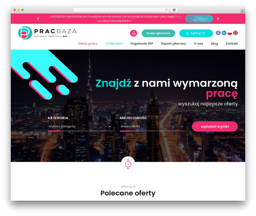 Theme WordPress Candyweb Theme - pracbaza.pl