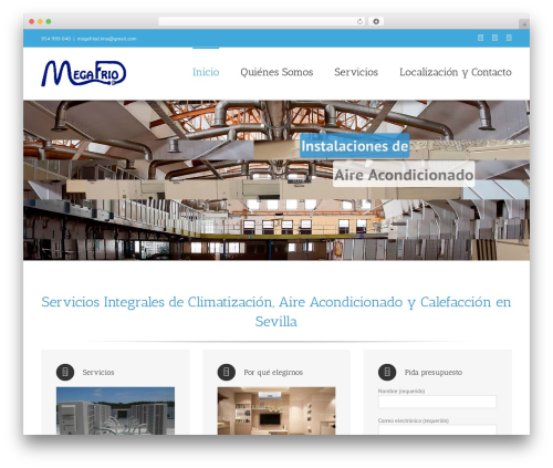 Theme WordPress 2015e - megafrioclimatizacion.com