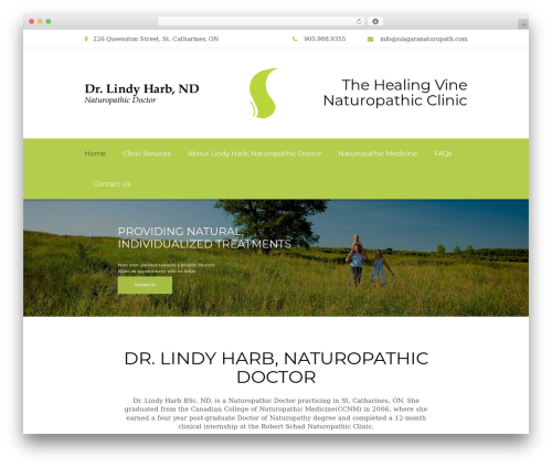 Theme WordPress Laurel - niagaranaturopath.com