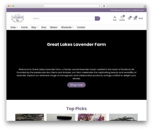 Rehub framework WordPress plugin - greatlakeslavenderfarm.com