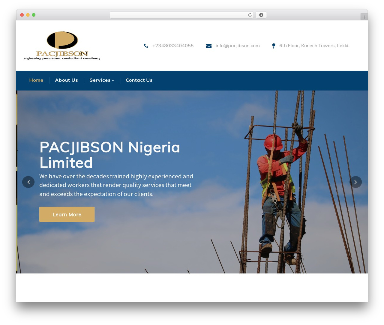 Windfall WordPress theme design - pacjibson.com