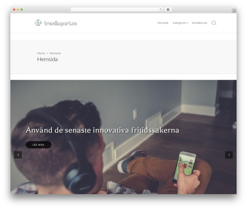 WordPress theme Coldbox - trendimport.se