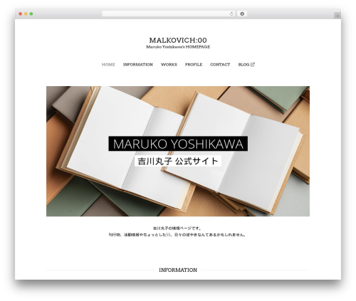 WordPress theme Concept Lite - malkovich00.com