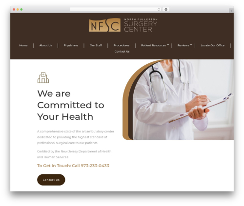 WordPress theme Divi - nfsc1.com