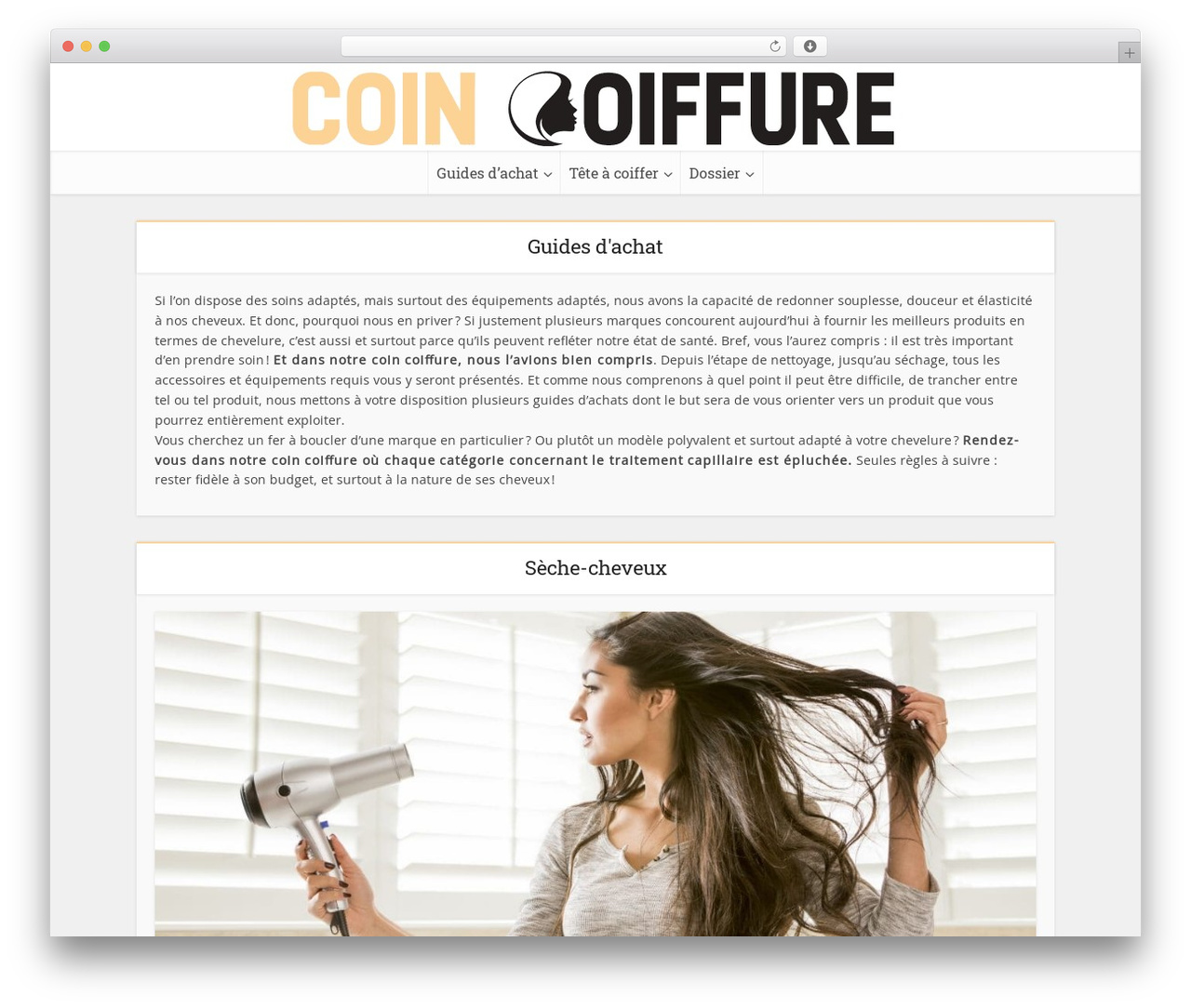 WordPress theme Voice - coin-coiffure.com WordPress theme Voice - coin-coiffure.com